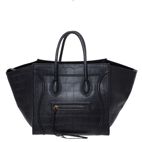 celine phantom black tote|Celine Totes .